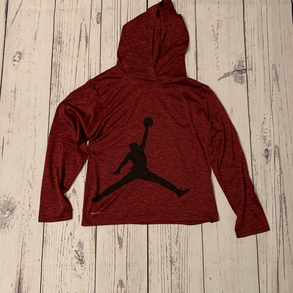 Jordan hooded dri-fit shirt
